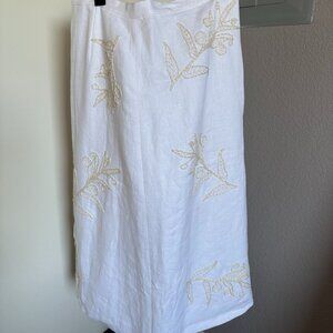 Lafayette 148 New York Womens A-Line Maxi Skirt Black Size US 12